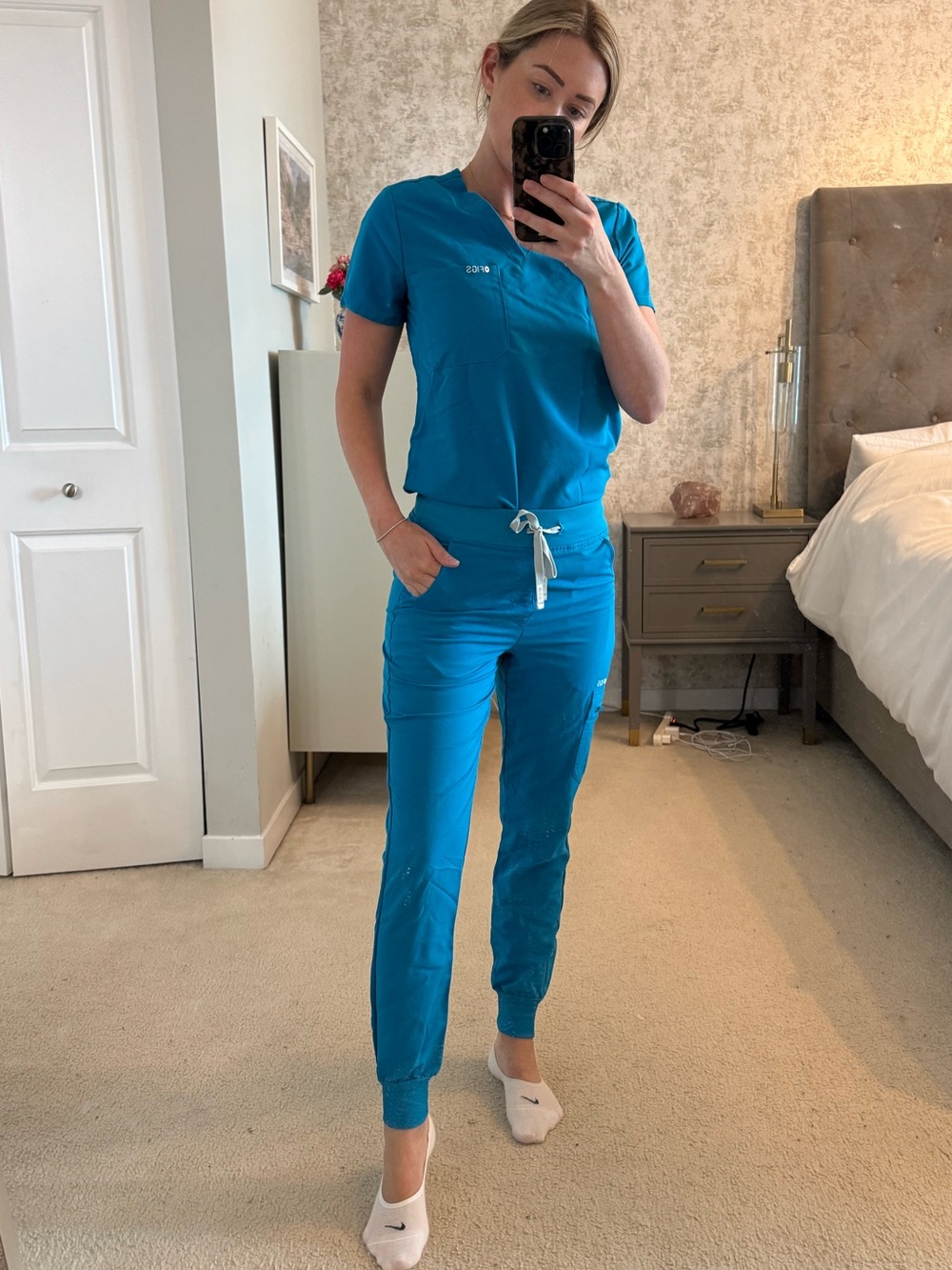 Figs Scrub Set in Blue